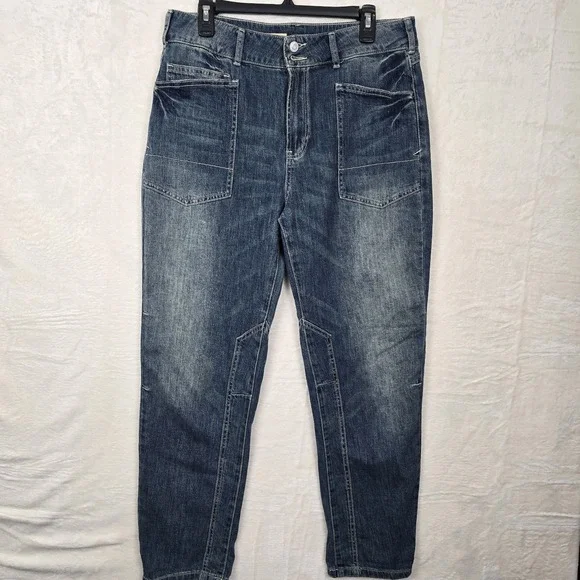 Anthropologie Blue Cropped Jeans - Picture 3 of 14